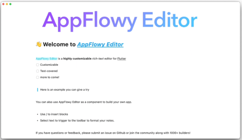 appflowy_editor Card Image