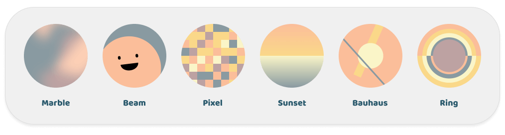 flutter_boring_avatars Card Image