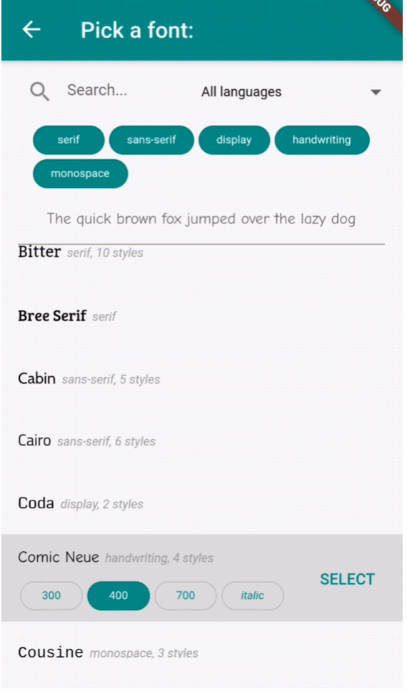 flutter_font_picker Card Image