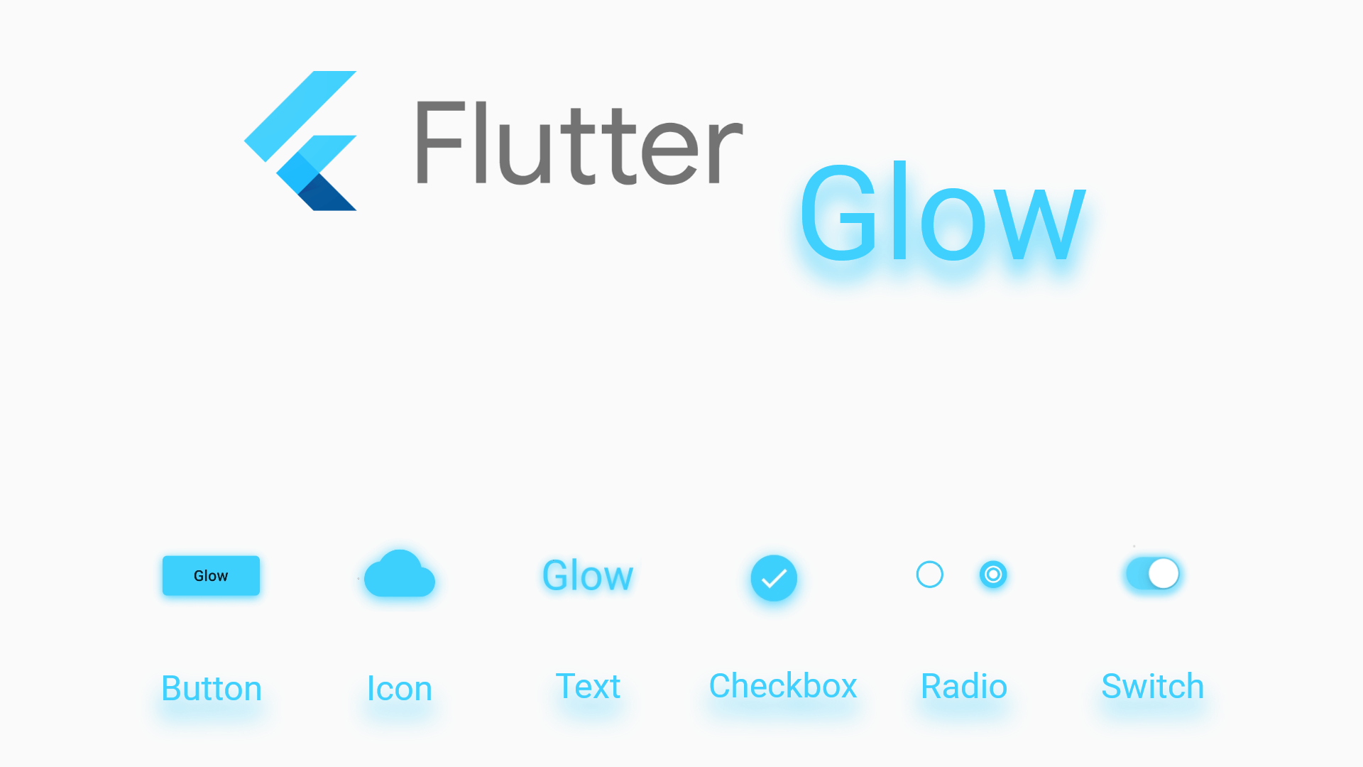 flutter widgets library