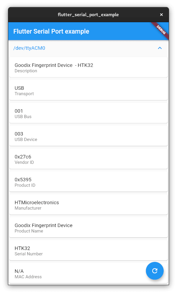 flutter_libserialport Card Image