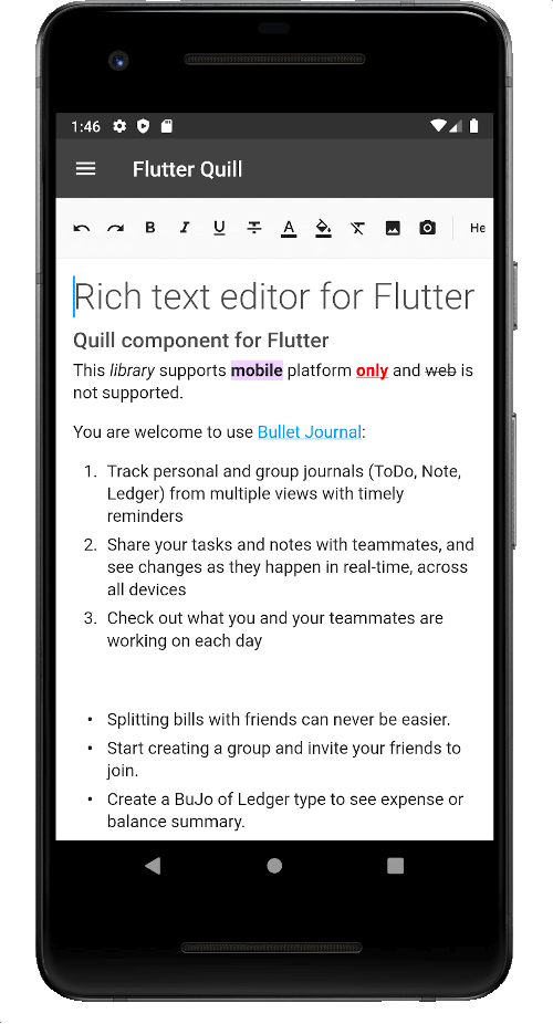 flutter_quill Card Image