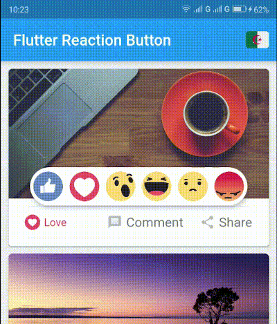flutter_reaction_button Card Image