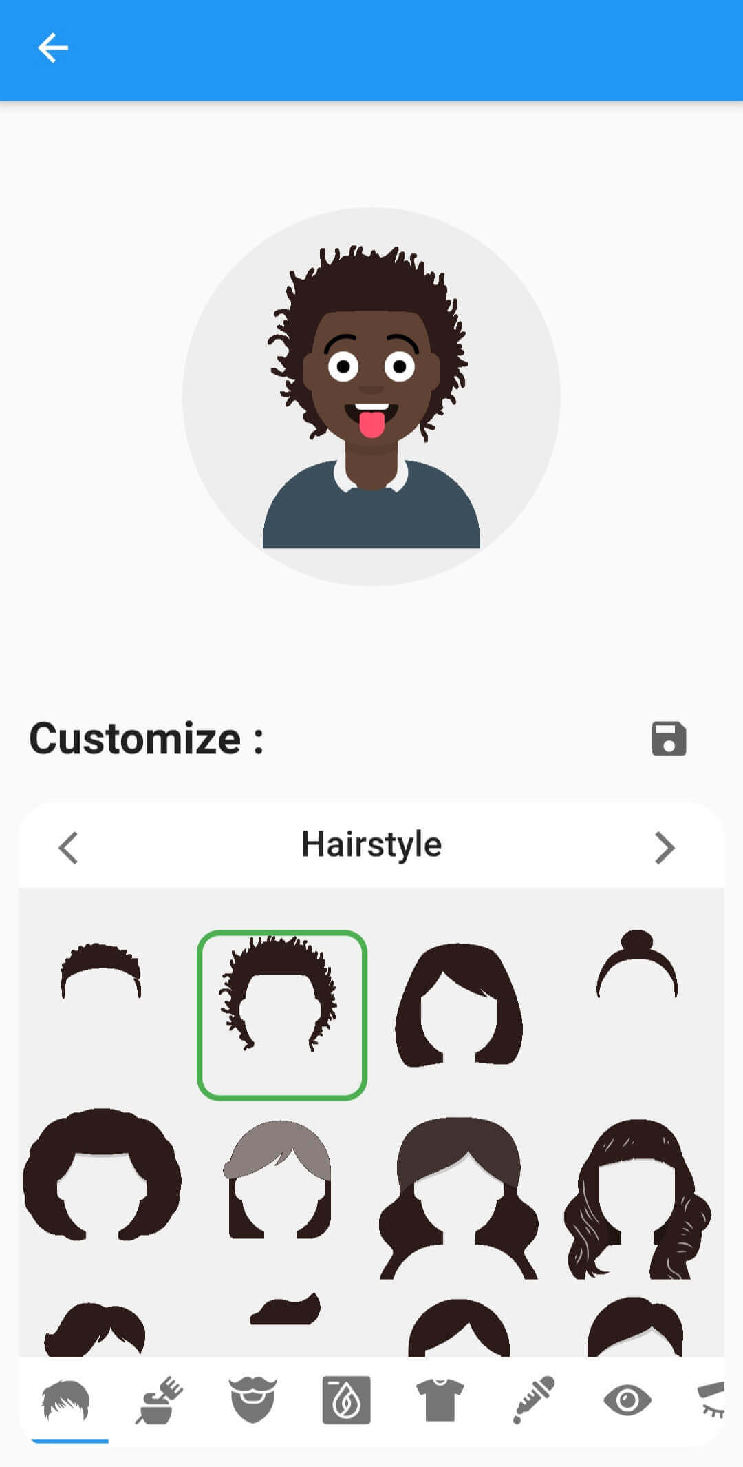 A simple avatar maker in Flutter