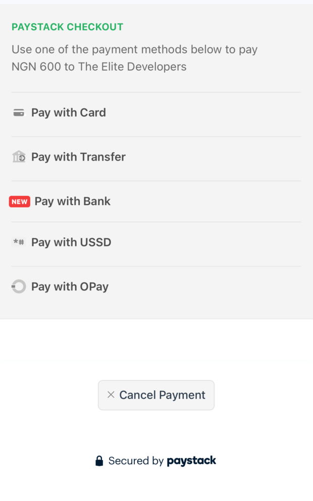 paystack_for_flutter Card Image