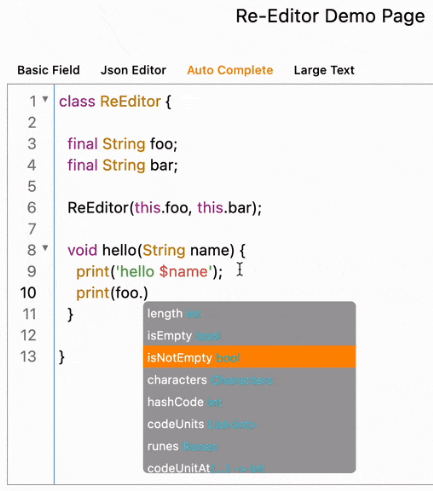 re_editor - Flutter package in Code Editor & Syntax Highlighter ...