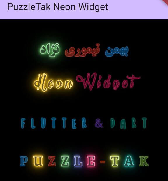 text_neon_widget Card Image