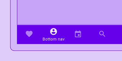 Bottom Navigation Bar Card